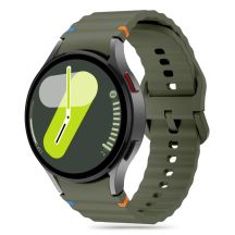 Tech-Protect Silikon-Sportarmband für Samsung Galaxy Watch 4/5/5 Pro/6/7/FE – Grün