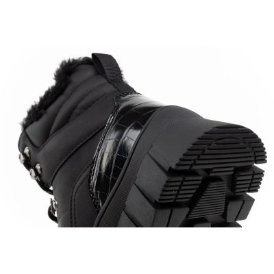 9. Lee Cooper Damen-Winterstiefel, schwarze gefütterte Stiefeletten