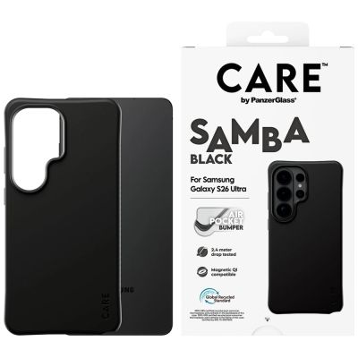 CARE by PanzerGlass Samba Black Qi Hülle für Samsung Galaxy S26 Ultra - Schwarz