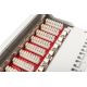 6. Digitus Patchpanel 10'' 12x RJ45, LSA-Level, Cat.6A, geschirmt, 1 HE, grau, Kabelführung
