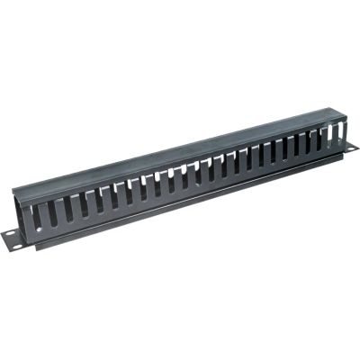 Alantec 1U 19" Kabelorganisator mit Abdeckung PK008 (PK008)