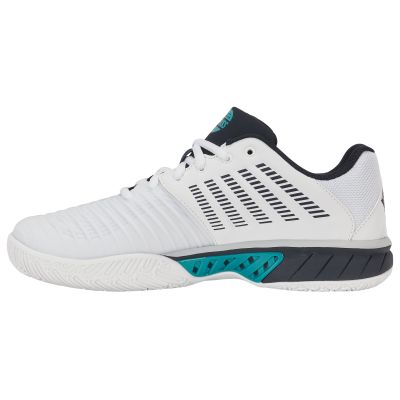 5. K-Swiss EXPRSLIGHT3 HB PADEL WHITE/CARBON/BALTIC-M (08900-148-M)