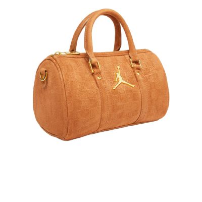 3. Air Jordan Mini-Duffeltasche für Damen, Wildleder, Monogram, 3 l, Cognac - MA09209-X6X