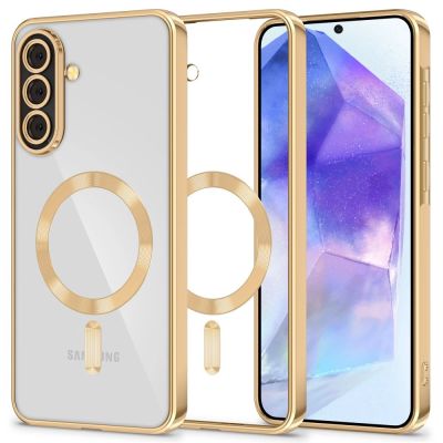 Tech-Protect MagFlex MagSafe Case für Samsung Galaxy A56 5G - Transparent Gold