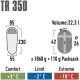 6. High Peak TR 350 Schlafsack 23068