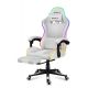 13. Huzaro Force 4.7 RGB Weißer Gaming-Stuhl