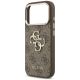 7. Guess 4G Strap 4G Classic Logo Metal Trims Hülle für iPhone 18 Pro / 17 Pro – braun