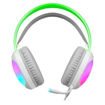 3. Defender Eclipse RGB-Kopfhörer mit Mikrofon, Weiß 62440