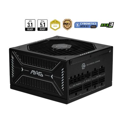 MSI MAG A850GLS PCIE5 850W 80+ Gold ATX 3.1 Netzteil