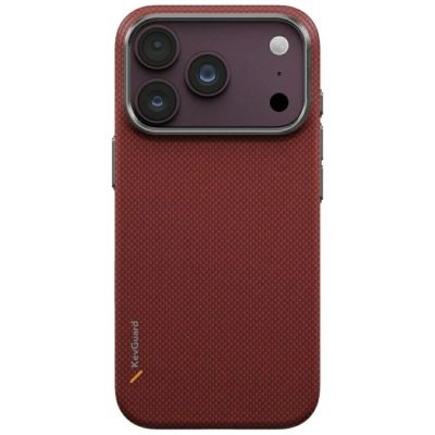 2. Uniq Keva EDGE Magclick Ladehülle für iPhone 18 Pro / 17 Pro – Rot