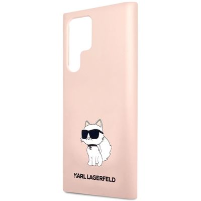 6. Karl Lagerfeld KLHCS23LSNCHBCP S23 Ultra S918 Hardcase pink/pink Silikon Choupette