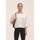 Casall Aria Cropped Boatneck Damen-T-Shirt Weiß