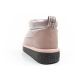 14. D.Franklin Damen Schneestiefel Winter Modische Isolierte Stiefeletten Roségold