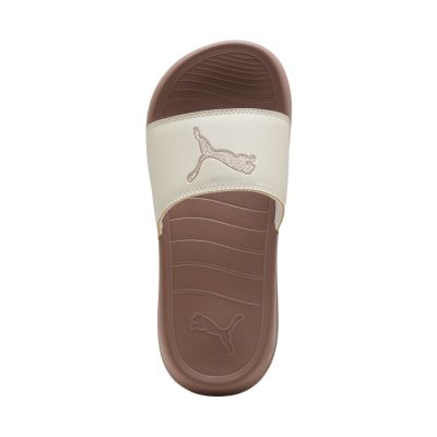 4. Puma Popcat 20 Damen-Flip-Flops braun und creme 404855 02