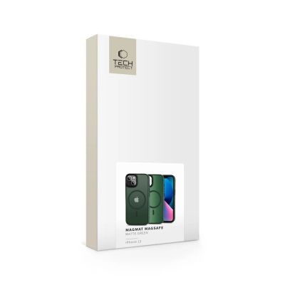 5. Tech-Protect MagMat MagSafe Hülle für iPhone 13 – mattgrün