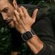 5. Tech-Protect Nylon Slip Strap für Apple Watch 44 / 45 / 46 / 49 mm - Schwarz
