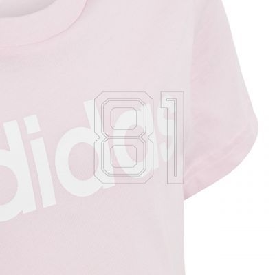 3. Essentials Linear Logo Slim Fit T-Shirt aus Baumwolle Jr IC3152