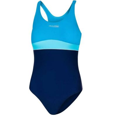 5. Aqua-speed Emily Junior Badeanzug Rosa und Lila