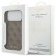 8. Guess 4G Classic Hülle für iPhone 17 Pro Max / 18 Pro Max – Braun