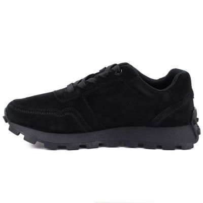 3. Schwarze Plateau-Sneaker aus Leder von S.Barski