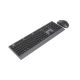 6. GEMBIRD Kabelloses Tastatur- und Maus-Set mit Dual-Modus, 2,4 GHz + Bluetooth, schlank, russisches Layout, Schwarz