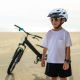 5. Wozinsky Kinder-Mountainbikehelm mit abnehmbarem Visier, Größe XS – Hellblau