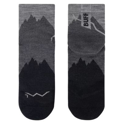 3. BUFF Merino Lightweight Quarter-Socken 137792999 Schwarz 36–38