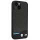4. Hülle BMW BMHCP14M22NBCK iPhone 14 Plus 6,7 "schwarz / schwarzes Leder Carbon