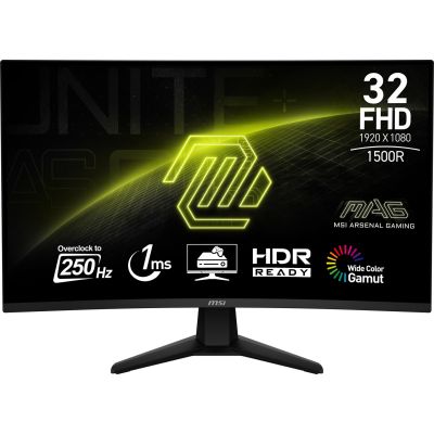 MSI Monitor 31,5" MAG 32C6X Full HD 250 Hz