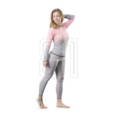 15. Spokey Flora Set Lady Termo SM VT W 6114300000 Thermounterwäsche grau-pink