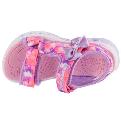 3. Skechers S-Lights: Flutter Hearts Sandale - Blurry Love 303110L-PKLV Pink 29