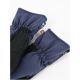 3. Damen-Skihandschuhe VIKING Norvika Ski Lady, marineblau mit schwarzem Leder