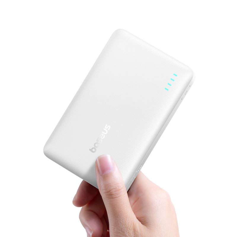 5. Baseus EnerFill FP21 Powerbank 10000mAh 22,5W USB-A - USB-C - Weiß