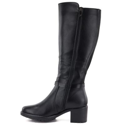 3. Damenstiefel mit Absatz, schwarz Potocki SZ12829