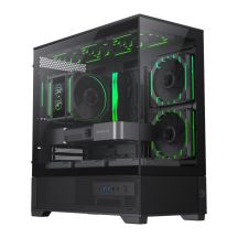 GameMax VISTA 2 MB Mini-Tower Schwarz