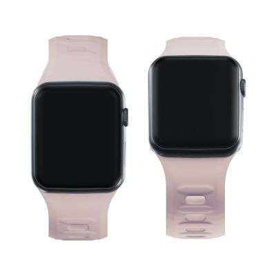 12. 3mk Silikon- Watch für Apple Watch 42 / 44 / 45 / 49 mm – Beige