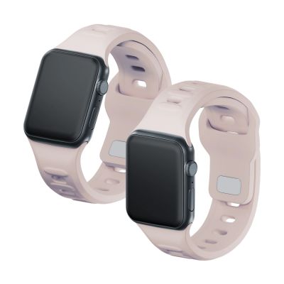 6. 3mk Silikon- Watch für Apple Watch 42 / 44 / 45 / 49 mm – Beige