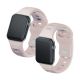 6. 3mk Silikon- Watch für Apple Watch 42 / 44 / 45 / 49 mm – Beige