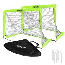 VIRTUFIT FALTBARES FUSSBALLTORSET - FUSSBALLTORE - 120 X 90 CM
