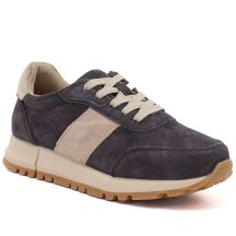 Damen-Lederschuhe, Sneaker, braun, Potocki 40354
