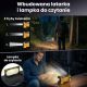 43. Extralink Solar-Notfallradio mit Kurbeldynamo-Powerbank (4000 mAh) und SOS-Taschenlampe SR-4000, tragbar, analog, Schwarz/Orange