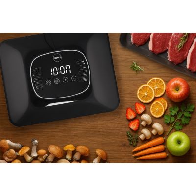 10. ELDOM Trockner für Pilze, Gemüse und Obst SG520, 400 W, Temperaturregelung 35–70 °C, 5 große Trockenschalen (32 x 25 cm), Timer (5–24 Stunden)
