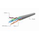 7. UTP-Kabel GEMBIRD UPC-5004E-L/100 (UTP; 100 m; Kat. 5e; grau)