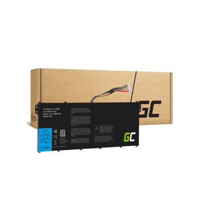 10. GREEN CELL AKKU AC62 AC14B3K AC14B8K FÜR ACER ASPIRE 5 A515 A517 R15 R5-571T SPIN 3 SP315 SWIFT 3 SF314 3600 mAh 15,2 V