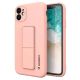 Wozinsky Kickstand Case iPhone 11 Pro Silikonhülle mit Ständer Rosa