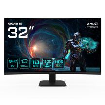 Gigabyte GS32QCA EU | 31,5" | VA | 180 Hz | 1 ms | 250 cd/m² | 2 HDMI-Anschlüsse