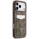 4. Guess 4G nauble Card Triangle Hülle für iPhone 18 Pro Max / 17 Pro Max – braun