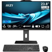 MSI AIO PRO AP242P 14M-1096XEU i7-14700 23,8" IPS LED FHD Non-Touch Anti-Glare 16GB SSD 1TB M.2 AX211 WiFi 6E NoOS Schwarz