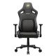 2. COUGAR CGR-DFL-GLB Gaming-Stuhl, gepolsterter Sitz, Schwarz, Gold