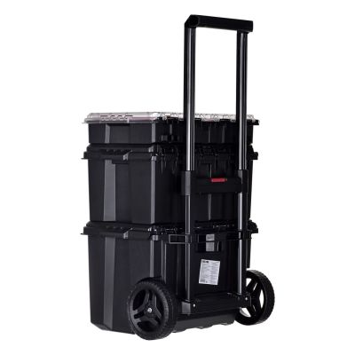 4. Set mit 3 Stack"N"Roll KETER-Boxen